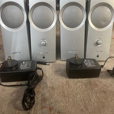Lot Of 2 (4 Speakers) BOSE Computer Speakers Companion 2 Speaker System READ picture