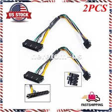 2PCS ATX 24pin to 8pin Power Supply Cable for DELL Optiplex 3020 7020 9020 T1700 picture