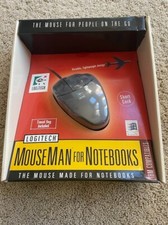 New Vintage 3 Button Logitech  Mouse PS/2 - Serial Connection picture