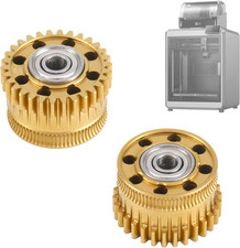 2pcs Upgrade Carbonized Steel Extruder Gear for Creality K2 Plus | Nano Coating picture