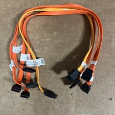 Lot of 5x Dell OptiPlex Precision Desktop SATA HDD CD Hard Drive Cables, Orange picture