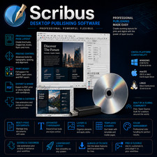 Scribus Publisher Professional Publishing Print Design | USB & CD | LATEST picture