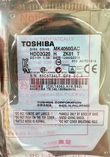 Toshiba 40GB MK4050GAC HDD2G20 4200RPM IDE PATA 2.5