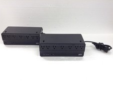 Lot of 2 APC Back-UPS 600 BE600M1 UPS Battery Backup 7 Outlets 2 USB No Battery picture