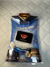 BUSlink I-Rocks Superman Blue USB 2.0 4-Ports External Hub SP-4000-BL picture