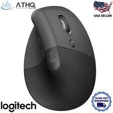 Logitech Lift Vertical Ergonomic Wireless Mouse Graphite 910-006466 Bluetooth picture