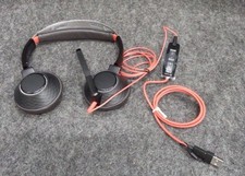 POLY BLACKWIRE 5220 Stereo USB-C Headset + 3.5mm Plug + USB-C/A Adapter Black picture