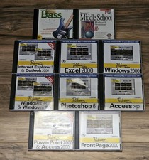 Professor Teacher Windows 98 PC 2000, FULL COLLECTION rare Disc Set  retro picture
