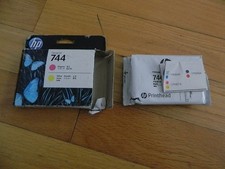 2019 GENUINE HP #744 Magenta/Yellow PRINTHEAD F9J87A DESIGNJET Z2600 Z5600 NEW picture