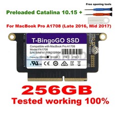 256GB SSD For 2016 2017 Apple MacBook Pro no touch bar A1708 EMC 2978 EMC 3164 picture
