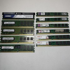 Mixed Brand LOT DDR2 SDRAM DIMM (11 x 2GB) PC2 240-Pin Desktop Unbuffered picture