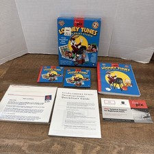 Vtg Looney Tunes Photo Print Studio 1998 PC Computer Software Warner Bros picture