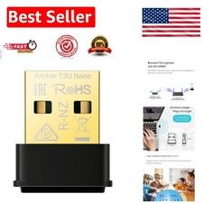 Travel-Friendly Nano USB WiFi Adapter - AC1300 Dual Band for Fast Connections picture