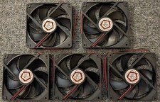 5 X Sunon 120 mm Box Fan - 24 V DC - 80 CFM - 9