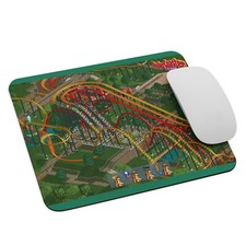 Atari RollerCoaster Tycoon -  Mouse Pad NEW 9.5