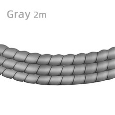2M Spiral Cable Sleeve Protector 8/10/12mm Wire Organizer Flexible Wrap Tube picture