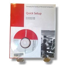 Factory Sealed Compaq Evo D300 D500 Quick Setup Reference Library CD NOS picture