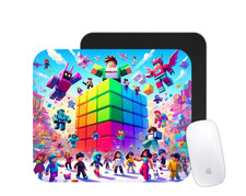 Roblox Mouse Pad | Block World Gaming Desk Mat | Custom Kids Gift picture