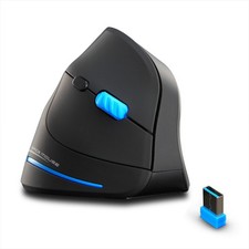 ZELOTES F-35A Vertical Mouse Grip Ergonomic Laptop Desktop Wireless Mouse picture