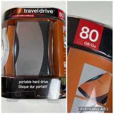 Memorex 80 GB 2.5” HDD | USB 2.0 Ultra Travel Travel Portable Hard Drive New NIB picture
