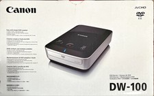 Canon DW-100 External DVD Disc Burner USB Drive AVCHD Open Box picture