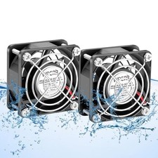 Small 60mm x 25mm DC 12V Brushless IP67 Waterproof High Speed Electric Cooling picture