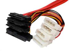 New Internal Mini SAS 36 pin (SFF-8087) - SAS 29 pin drive x 4 Cable, 0.5 meter picture