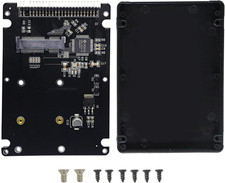 MSATA Mini PCI-E SSD to 2.5 Inch IDE 44Pin Enclosure Adapter, Black picture