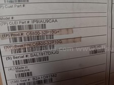 New Factory Sealed Cisco C6800-32P10G 32-port 10-Gigabit Ethernet Fiber Module picture