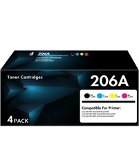 206A Toner Standard Yield, 1 Black, 1 Cyan, 1 Magenta, 1 Yellow picture