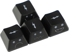 1.6Mm Thickness WASD Arrow Replacement Keycaps Lightning Baby Shine through Keyc picture