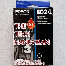 EPSON GENUINE 802XL BLACK INK (NO RETAIL BOX) for the WORKFORCE PRO WF-4720 picture