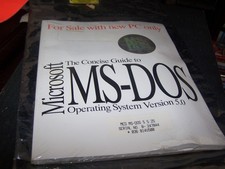 Vintage MS-DOS 5.0 from on 5.25 disks - New Old Sealed Stock picture