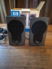 HP PP036AA Multimedia Speakers Black with Original Box Tested Working picture