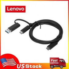 Genuine Lenovo Hybrid USB-C to USB-C with USB-A Adapter Cable 4X90U90618 03X7470 picture