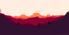 Landscape flying mountains mountain pass Custom Gaming Mat Desk picture