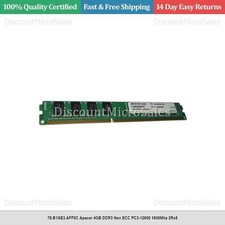 78.B1GE3.AFF0C Apacer 4GB DDR3 Non ECC PC3-12800 1600Mhz 2Rx8 picture