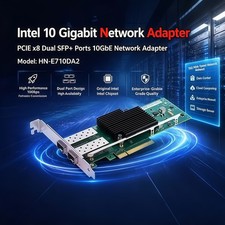 Intel X520-DA2 X710-DA2 X710-DA4 10GbE Dual/Quad SFP+ PortServer Network Adapter picture