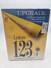 Lotus 123 Spreadsheet - Release 4  Vintage Software 3.5” Disks SEALED picture