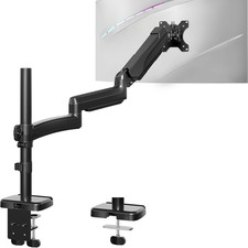 Single Long Monitor Arm, 13 to 32 Inch Computer Monitor Desk Mount, Extra Long A picture