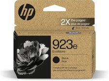 HP 923e Black EvoMore Ink Cartridge Works with OfficeJet 8120 4K0T7LN picture