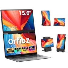 15.6” Laptop Screen Extender, 5 Modes & 360° Rotating Portable Monitor picture