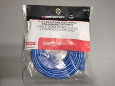 NEW Monster 140271-00 Just Hook It Up CAT 5E Network Cable 25' Enhanced 350 MHZ picture