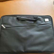 15 in Universal Black Nylon Padded Laptop Sleeve w/ Handle, Zip-Around Pocket picture