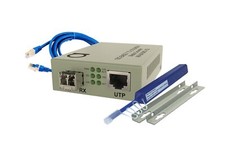Multimode LC 10G SFP+ to Fiber Ethernet Media Converter with 10GSFP+ 300m (0.... picture