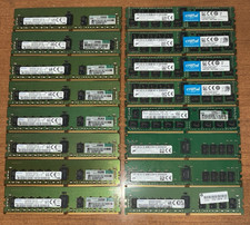 Server RAM DDR4 Mix Samsung Hynix +  16GB PC4-2666V 3200AA 2400T 2933Y Lot of 16 picture