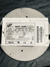 FSP GROUP POWER SUPPLY 450R WATT. SAGA+. 24-PIN 4-PIN CPU PWR. 6-PIN PCI-E. picture