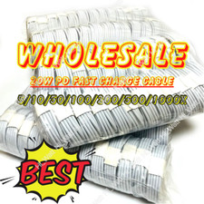 Wholesale Bulk Lot PD Cable 3Ft 6Ft For Apple iPhone 14/13/12/11/8 Charger Cord picture