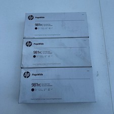 Set of 3 HP 981YC Black Extra High Yield L0R20YC Ink Cartridge EXP 04/2025 picture
