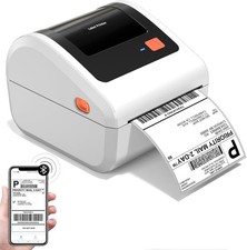Shipping Label Printer Bluetooth, 4x6 Thermal Printer+30 Labels for USPS FedEx picture